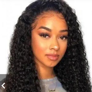 pure human hair Jerry Curly Wigs
